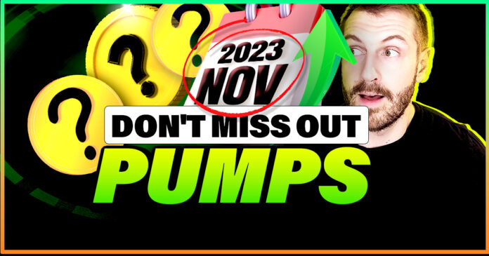 4 Altcoins with MASSIVE Upcoming Pump - Don't Miss These in November 2023!