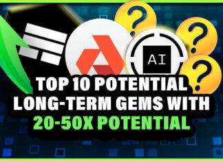 Top 10 Potential Long-Term Gems With 20-50X Potential