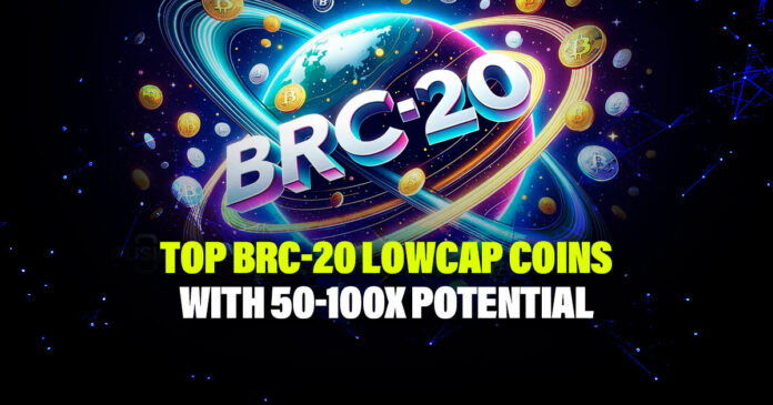 Top BRC-20 Low-cap Coins with 50-100x Potential