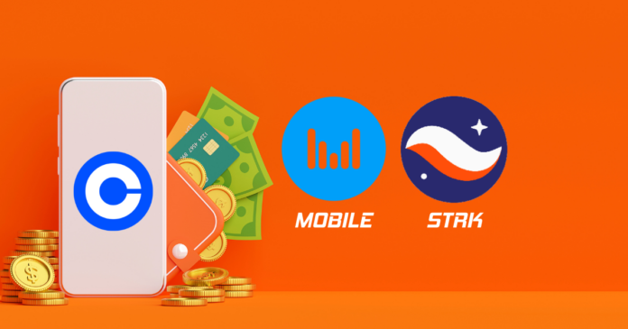 $MOBILE and $STRK are Now Available on Coinbase