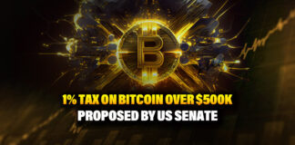 1% Tax on Bitcoin Over $500K Proposed by US Senate
